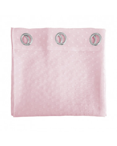 Visillo Jacquard Ollaos Topito rosa