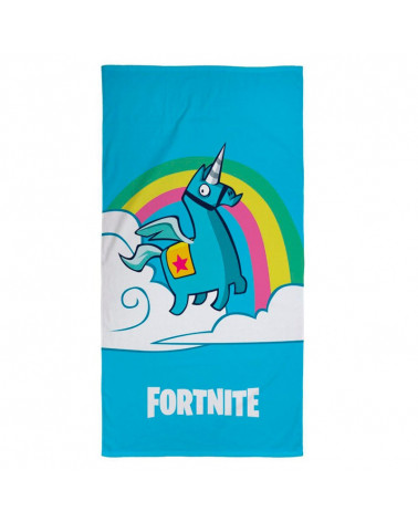 Toalla Playa Microfibra Fortnite Unicornio azul