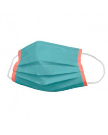 Mascarilla SOFT Higiénica Reutilizable Señora aguamarina