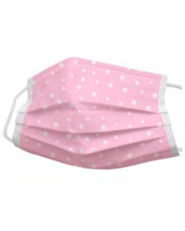 Mascarilla Infantil Mole Higiénica Reutilizable rosa