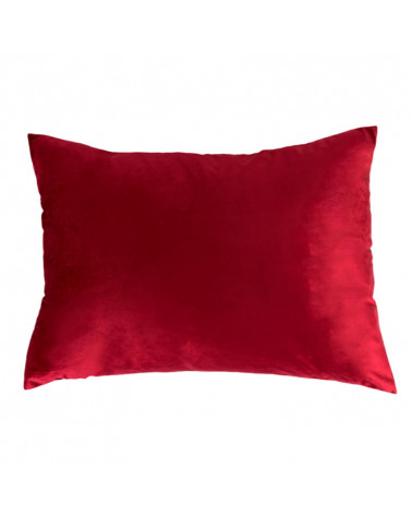 Funda Cojín Terciopelo Elisa rojo