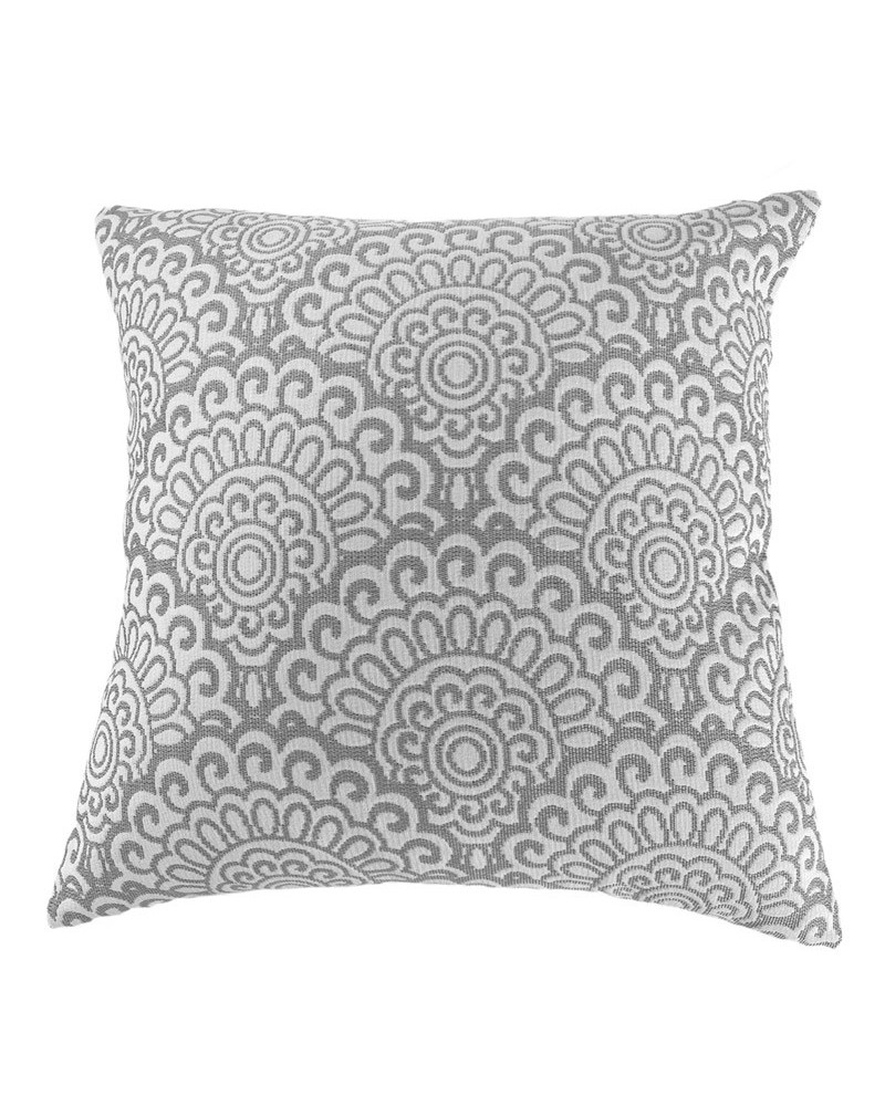Funda Cojín Loneta Sol gris