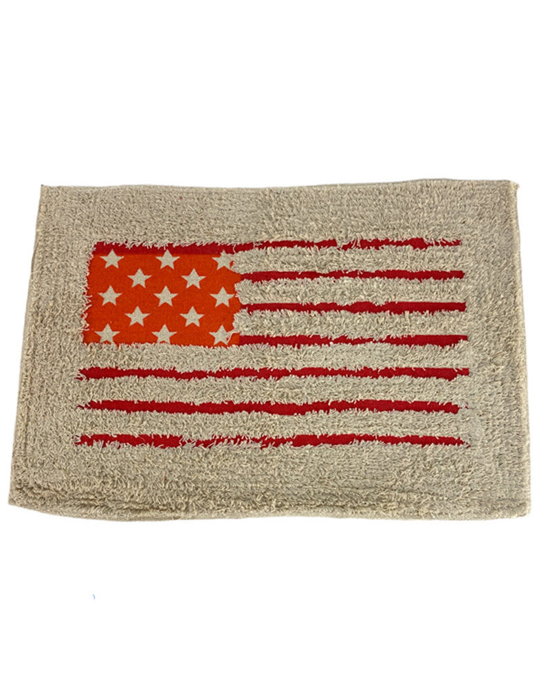 Alfombra Barata 100% Algodón Baño Bandera rojo