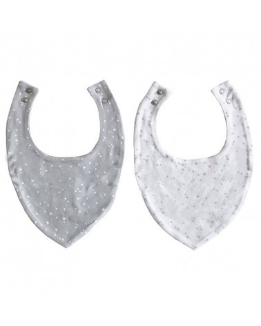 Pack de 2 Baberos Cowboy Impermeables Bambú Estrellitas