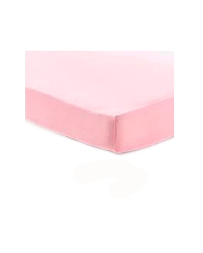 Sábana Bajera Cuna 100% Algodón rosa