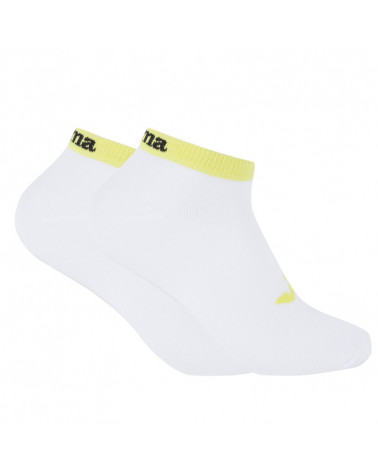 Calcetín Tobillero Deportivo Algodón Caballero Joma Pack 2 blanco