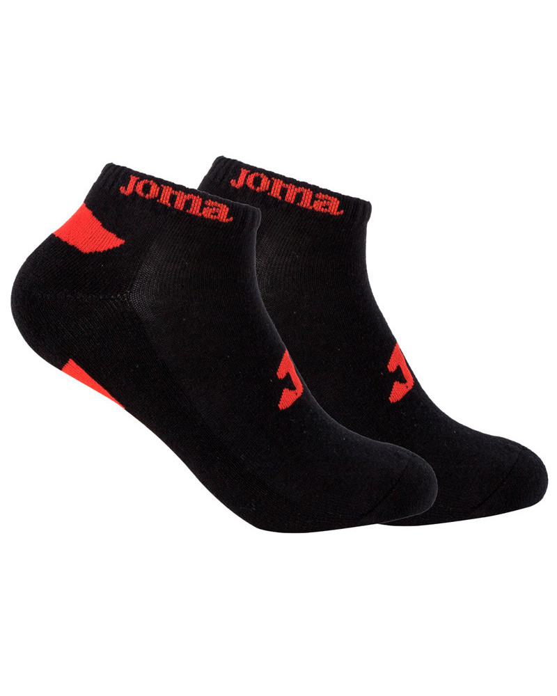 Calcetín Tobillero Deportivo Técnico Rizo Caballero Joma Pack 2 rojo