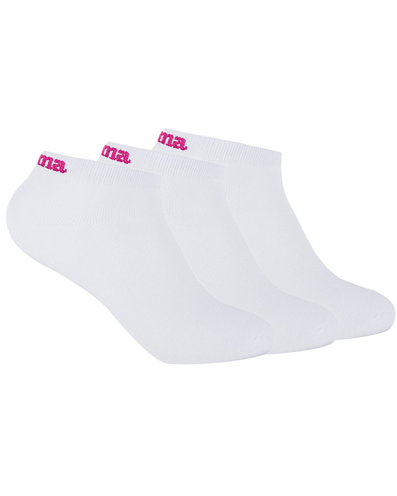 Calcetín Invisible Mujer Algodón Joma Pack 3 blanco