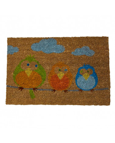 Felpudo Coco Pajaritos