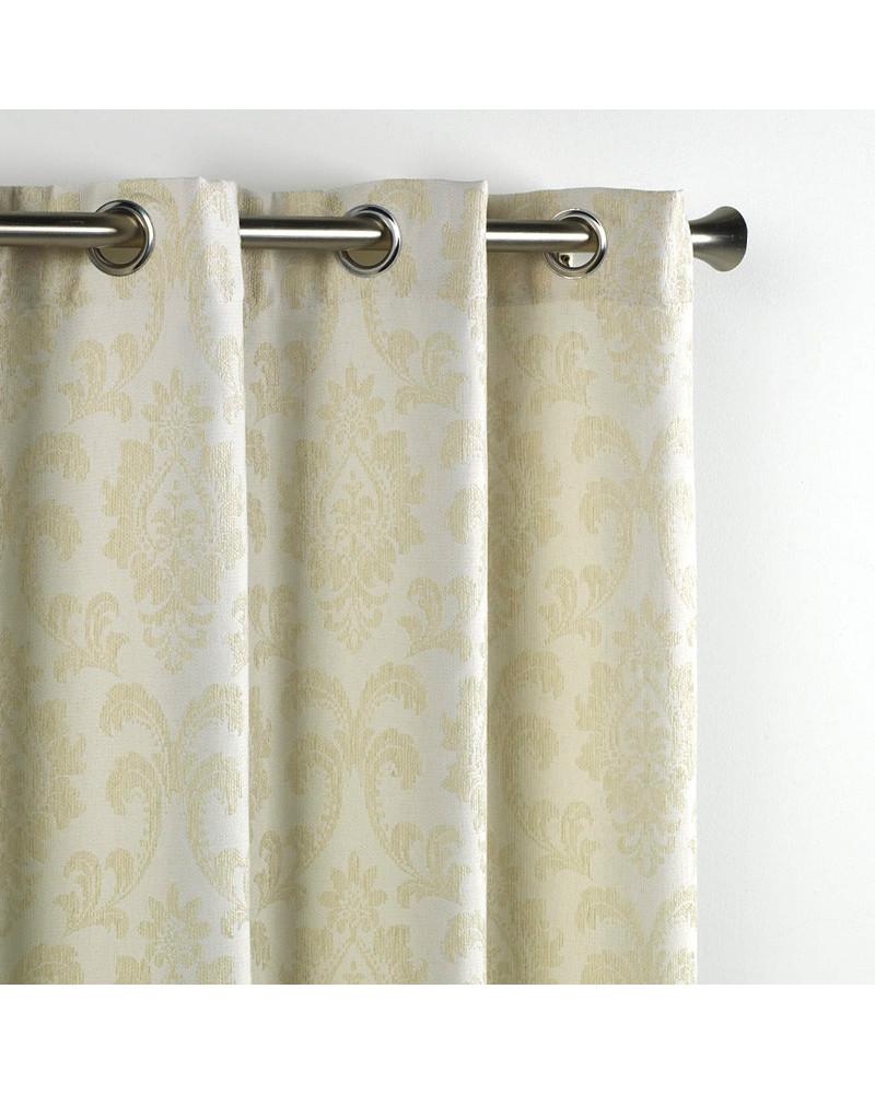 Cortina Confeccionada Jacquard Ollaos Kevin marfil
