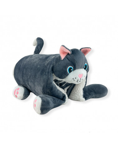 Peluche + Manta Coralina Borreguillo Gatito