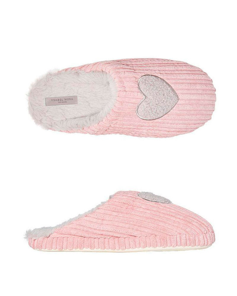 Zapatillas Home Ysabel Mora Mujer Pana rosa