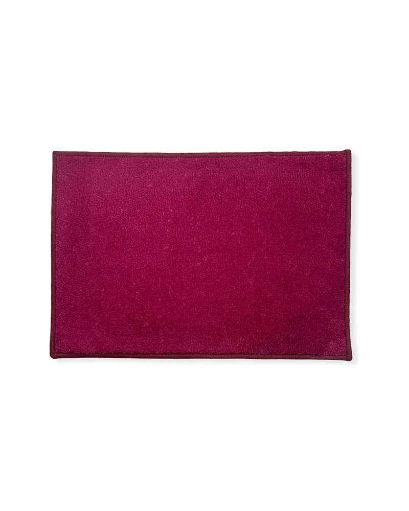 Alfombra Microfibra Barata Antideslizante Paula fucsia