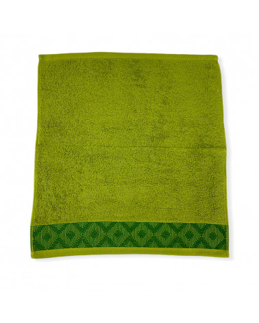 Paño Cocina 100% Algodón Rizo 500 gr/m2 Laberinto verde