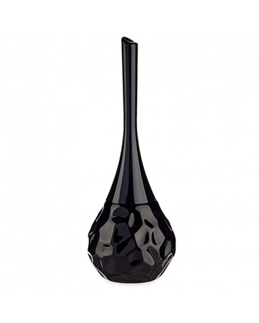 Escobillero Cerámica Forma Piedra negro