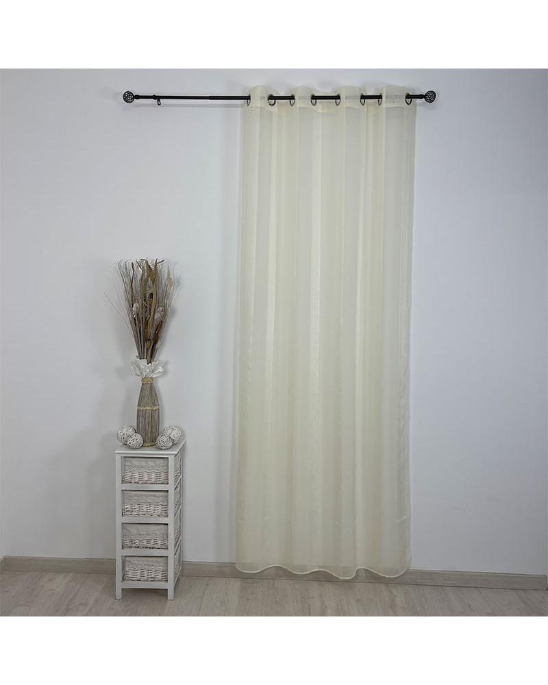Visillo Barato Confeccionado Ollaos 13036 beige