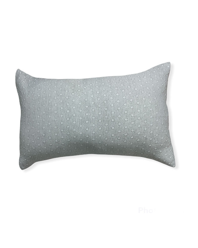 Funda Cojín Piqué Elsa gris