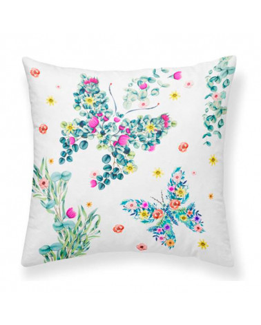 Funda Cojín Digital Mariposas ll turquesa