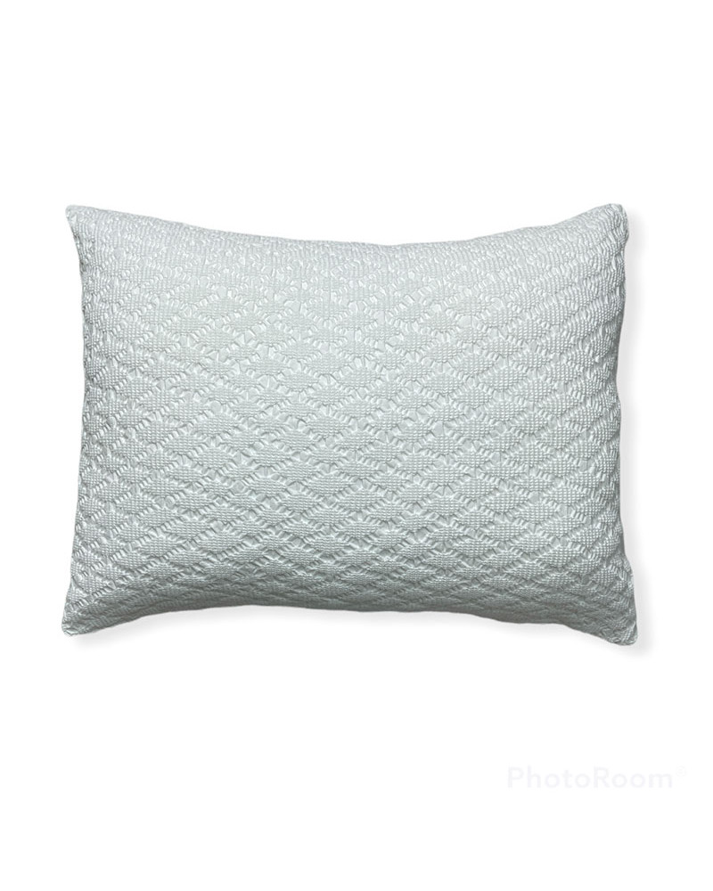Funda Cojín Amalia Stone Washed blanco