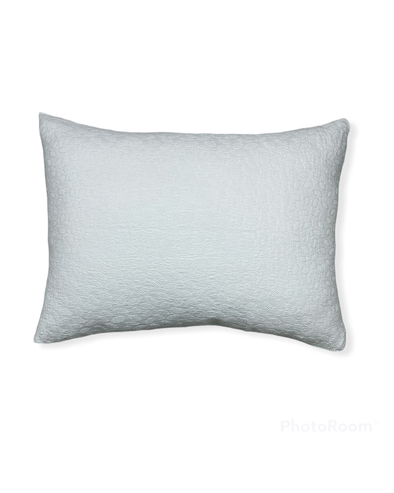 Funda Cojín Algodón Jazmin Stone Washed blanco