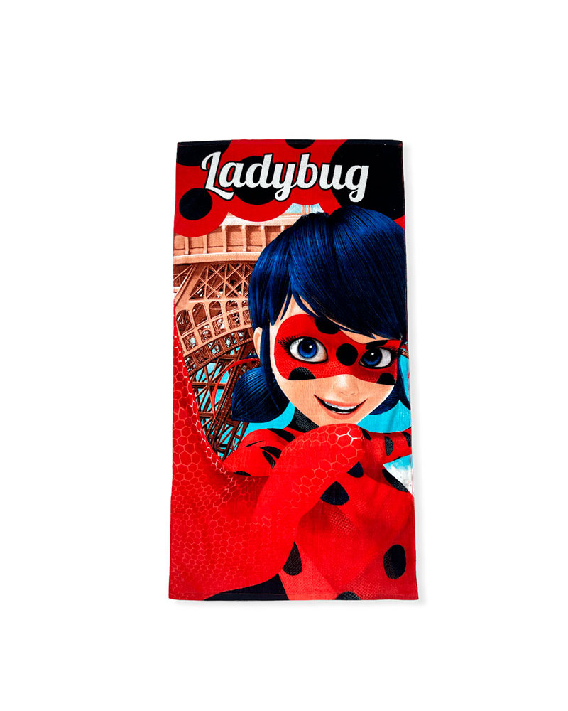 Toalla Playa Microfibra Oficial Lady Bug a precio barato
