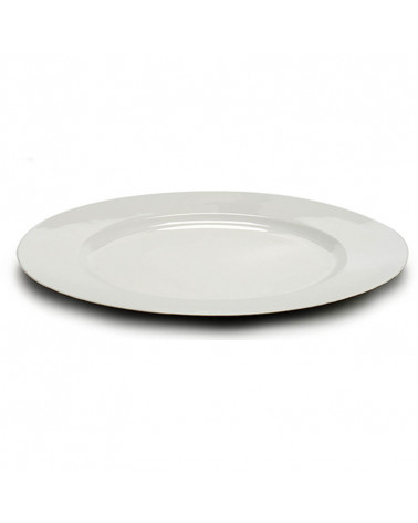 Plato Centro de Mesa P.V.C Liso blanco