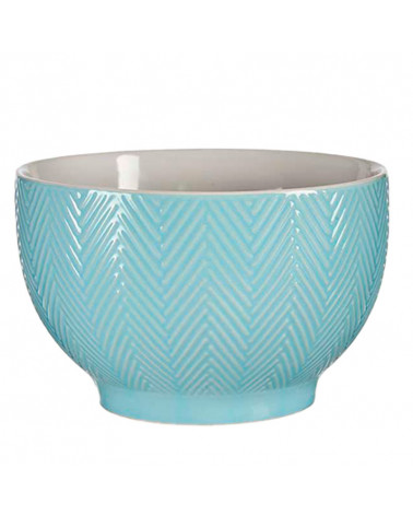 Bol Desayuno 680 Ml Porcelana Relieve Espiga