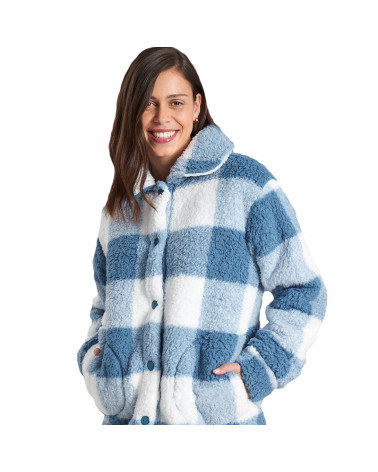 Albornoz Mujer Invierno Batas De Casa Mujer Polar Bata Larga Mujer