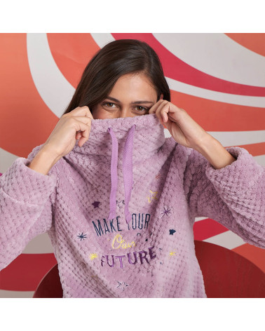 Pijama Mujer Invierno MuyDeMi Coralina Furute lila