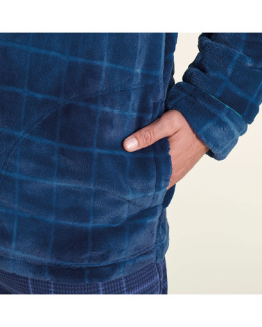 Bata o Chaqueta Invierno Caballero Coralina MuyDeMi Cuadros azul