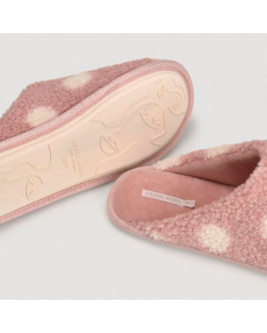 Zapatillas Home Ysabel Mora Mujer Lunares rosa