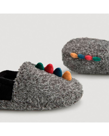 Zapatillas Niño Invierno Ysabel Mora Jurásico gris