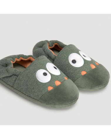 Zapatillas Niño Invierno Ysabel Mora Monstruitos verde