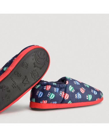 Zapatillas Niño Invierno Ysabel Mora Sockarrats azul