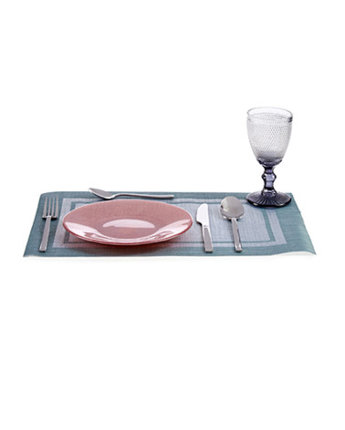 Plato de Vidrio París rosa pastel