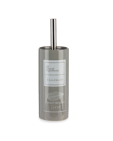 Escobillero Cerámica Natural gris