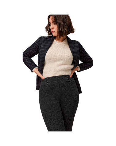 Leggings Espiga Elástico Ysabel Mora Eva gris