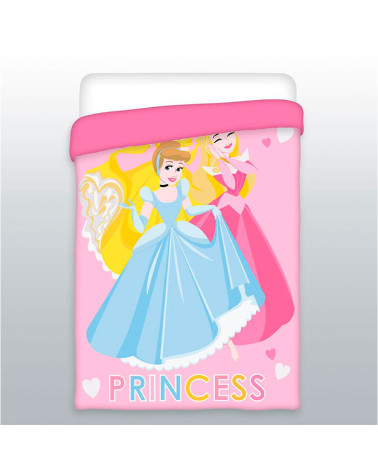 Edredón Nórdico Estampado Princesas rosa
