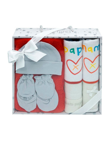 Set Regalo Bebé 4 piezas Algodón