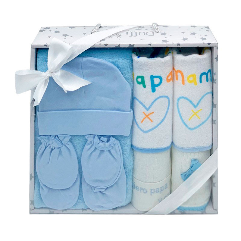 Set Regalo Bebé 7 piezas Algodón