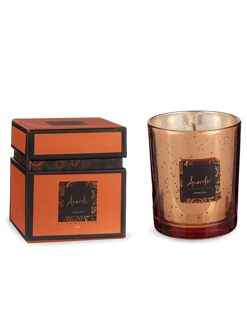 Vela Perfumada Aurantium Naranja Canela Bronce