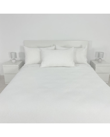 Colcha Hostelería Algodón Lavado Shanghai blanca