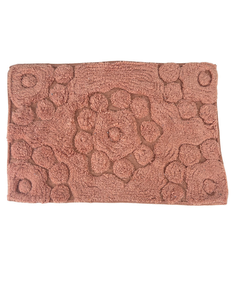 Alfombra Baño 100% Algodón Gardenia rosa