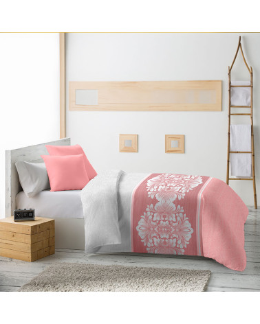 Edredón Invierno Reversible 350g Estampado Bragi rosa