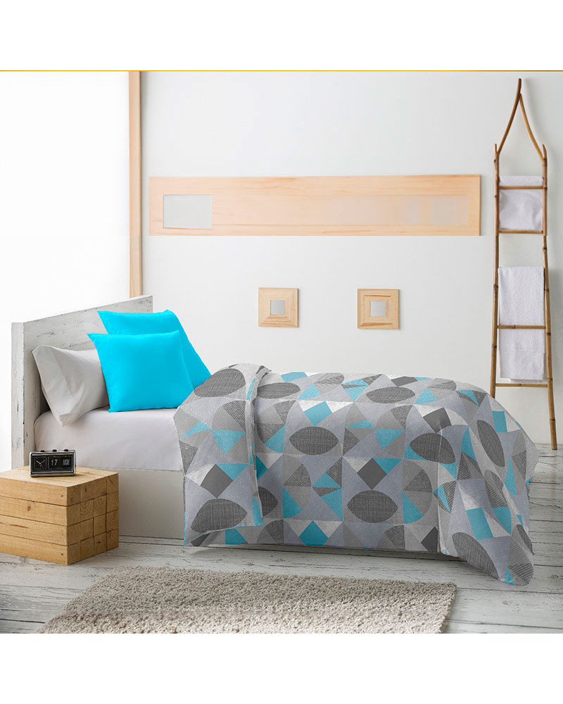 Edredón Invierno Reversible 350g Estampado Balder azul