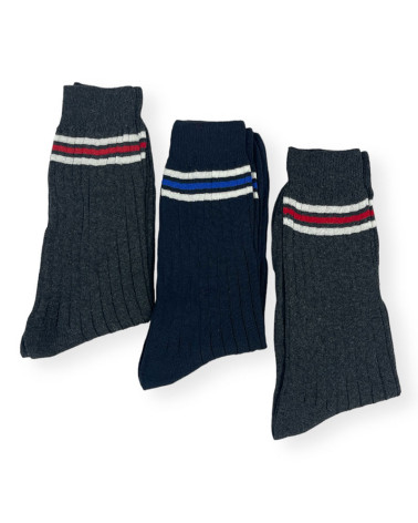 Calcetín Tenis Hombre Algodón Pack 3 a precio barato
