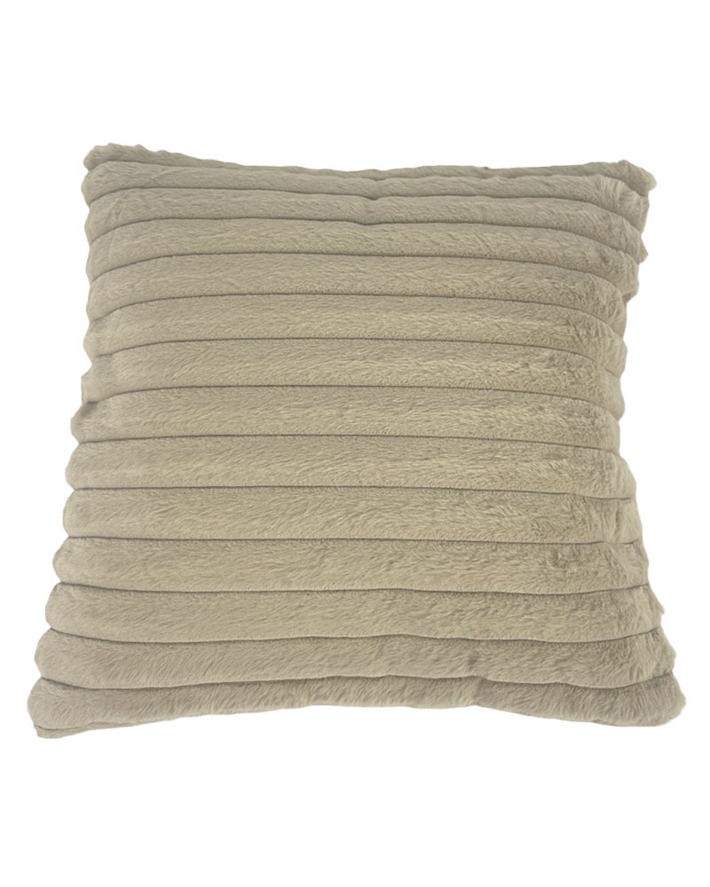 Cojín Pelo Liso Coralina beige