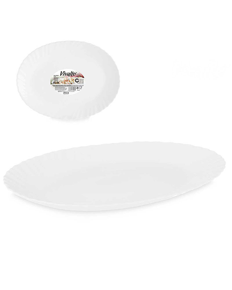 Bandeja Clásica Opal blanco