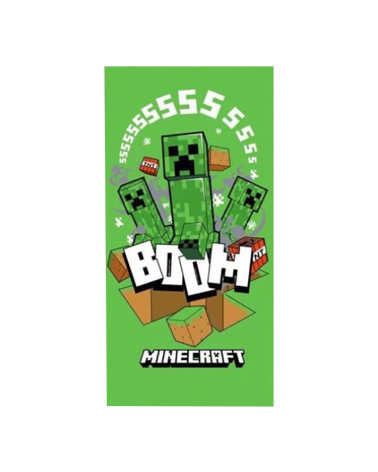 Toalla Playa Microfibra Oficial Minecraft a precio barato