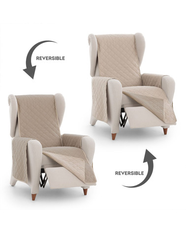 Funda Orejero Relax y Sofá Reversible Noruega beige